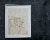 Stitched Portrait- Man and Window