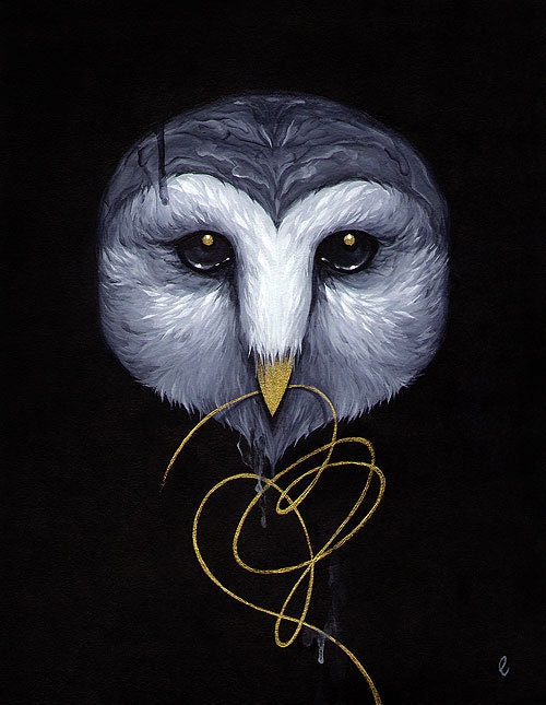 Original painting - "Birds of Prey" series, V