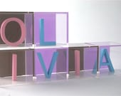 Custom Modern Letter Blocks