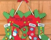 Christmas Stocking Door Hanger Christmas Craft Kit