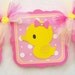 Rubber duck baby shower banner, its a girl, pinks and yellow