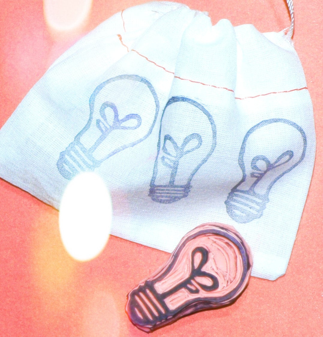 Light Bulb Stamp