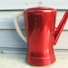 Red Retro Coffee Pot, West Bend Annodized Aluminum
