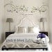 Two lovely branches with Lettering Decal - Vinyl Wall Sticker