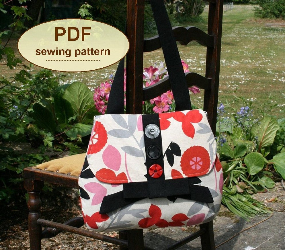 Sewing pattern to make the Land Army Bag - PDF pattern INSTANT DOWNLOAD