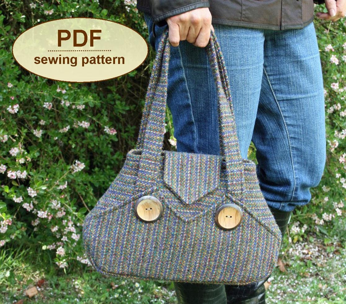 Sewing pattern to make the Exchange Bag - PDF pattern INSTANT DOWNLOAD