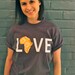 LOVE Africa T-shirt: Small Orange