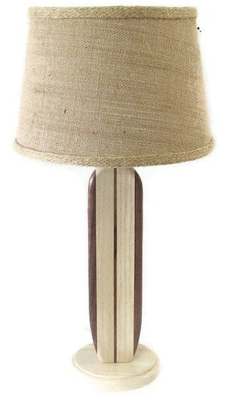 Surfboard Accent Lamp Walnut