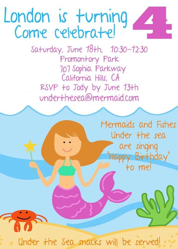 DIY Printable FULL collection : Mermaid Under the Sea
