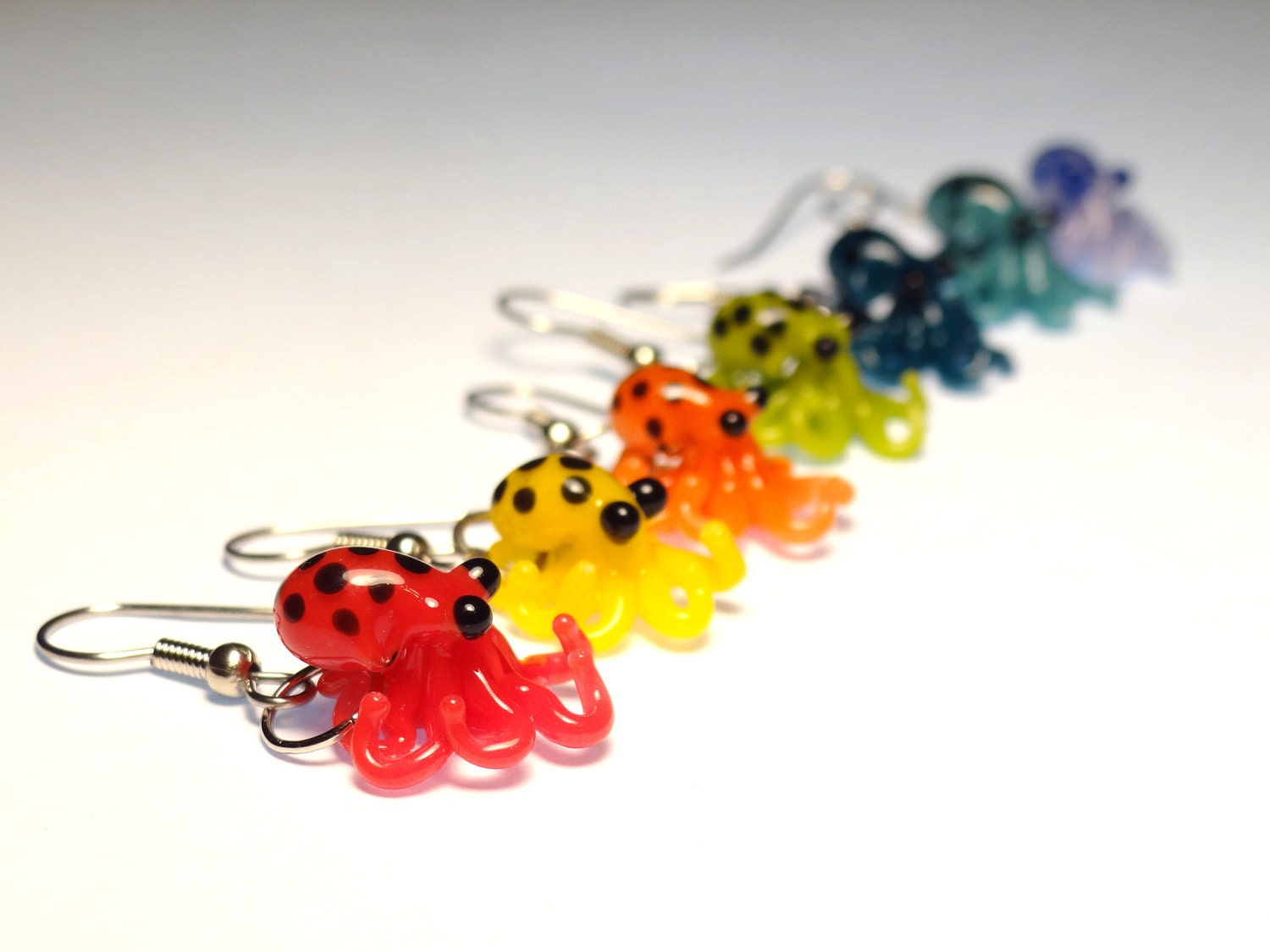 Miniature octopus pendant