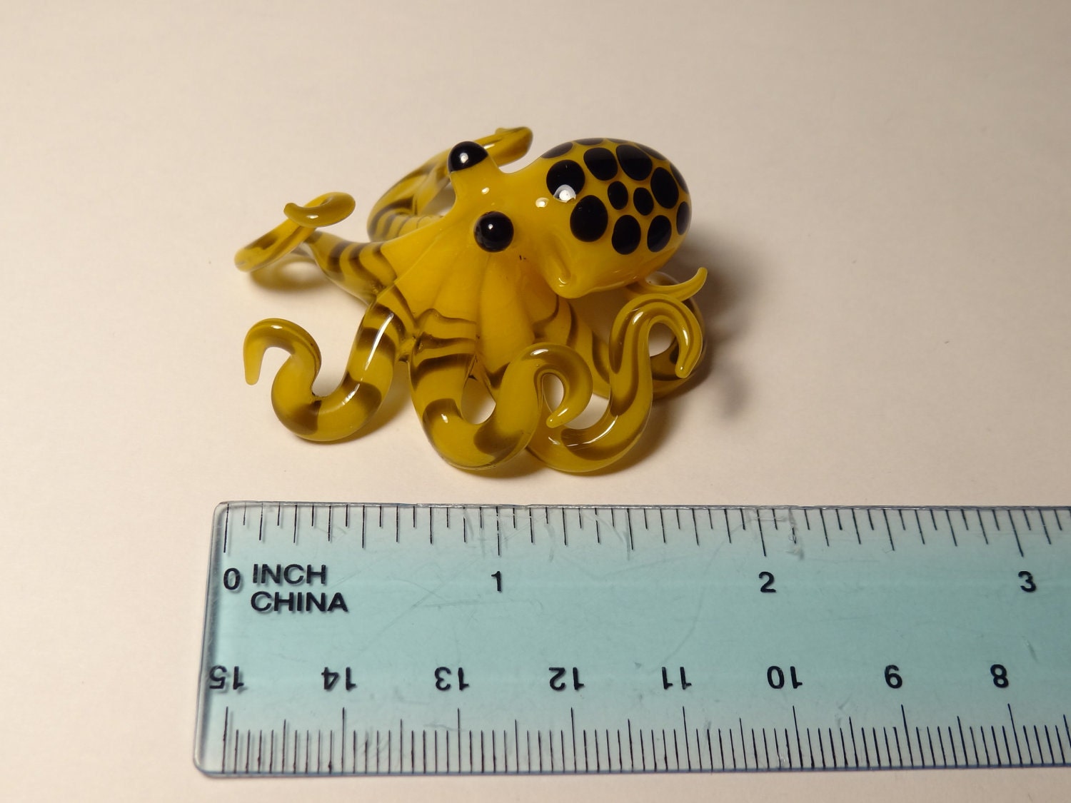Yellow Octopus Pendant