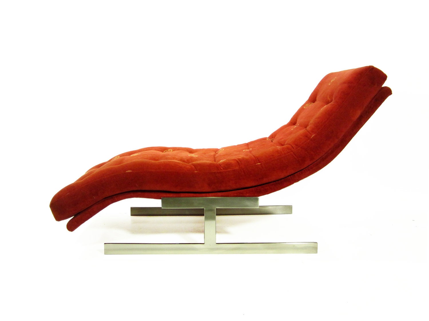 20% Off Sale - Vintage Milo Baughman Wave Chaise Lounge