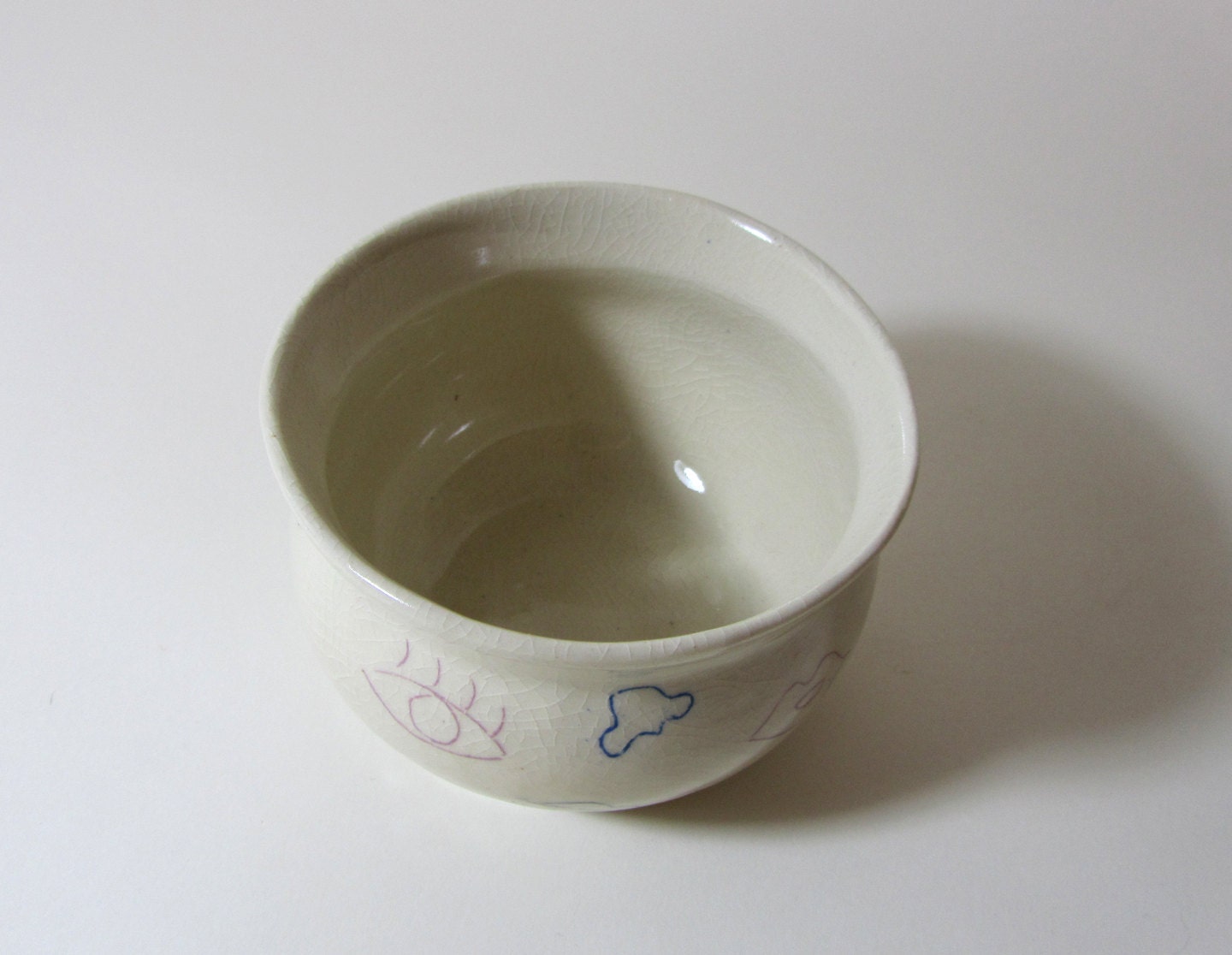 Mixed-Up Face bowl: Lips, eyes, nose, eyebrows all over the place....
