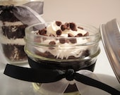 White Double Dose Of Chocolate Cupcake In A Jar (4)