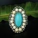 Turquoise & Bone Cuff  - Navajo Style Bracelets by Sharona Nissan