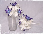 Dendrobium Orchid Wedding Bouquet Collection - Paper