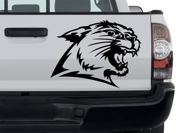 Wild Cat Custom Made Vinyl Sticker Decal, Car Decal, Bumper Sticker, Laptop Decal, Window Sticker