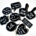 Photobooth Props - Wedding Signs with TEXT - Mix of small signs on sticks - Set of 9 photobooth signs