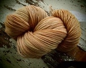 SALE naturally dyed sock yarn, madder and turmeric