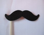 FELT Mustache On A Stick - Old Time