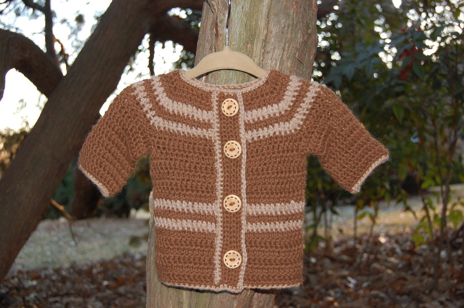 Undyed Alpaca Baby Sweater in Natural Organic Alpaca