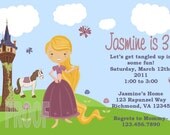 Rapunzel Inspired Custom Birthday Party Invitation Il_170x135