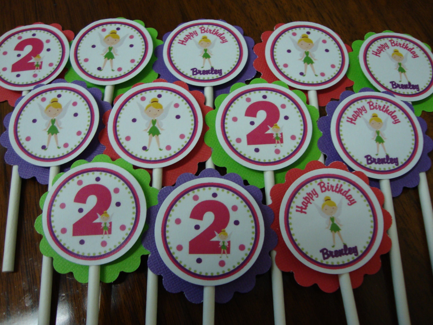Tinkerbell Inspired Cupcake Toppers Il_170x135
