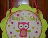 Adorable Owl Custom Door Sign Il_170x135