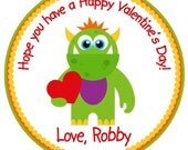 Monster Valentine's Favor Tags or Stickers Il_170x135