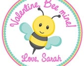 Bee Mine Valentine's Favor Tags or Stickers Il_170x135