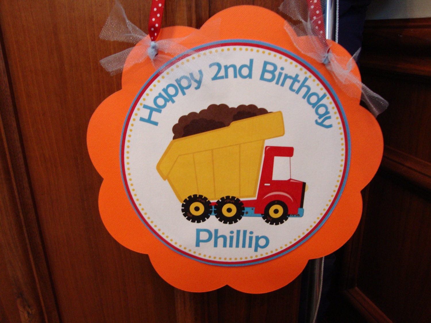 Construction Dump Truck Door Sign Il_570xn