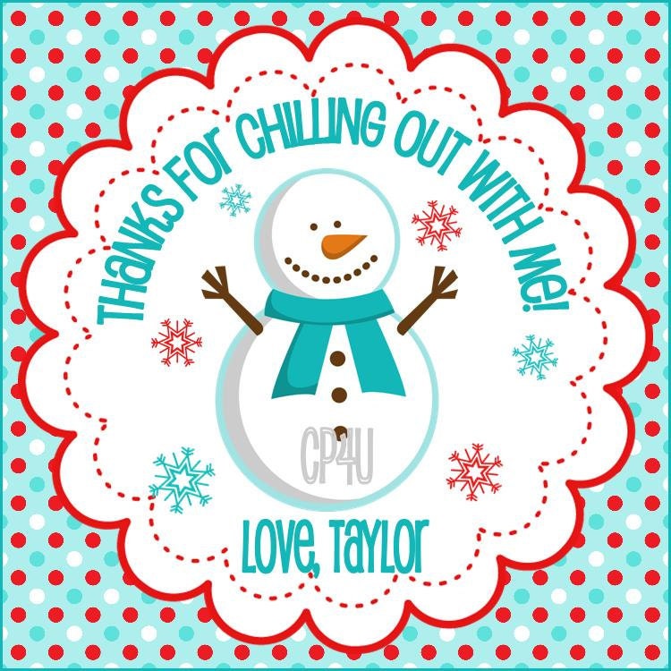 Snowman Winter ONEderland Favor Tags for Boys and Girls Il_570xn