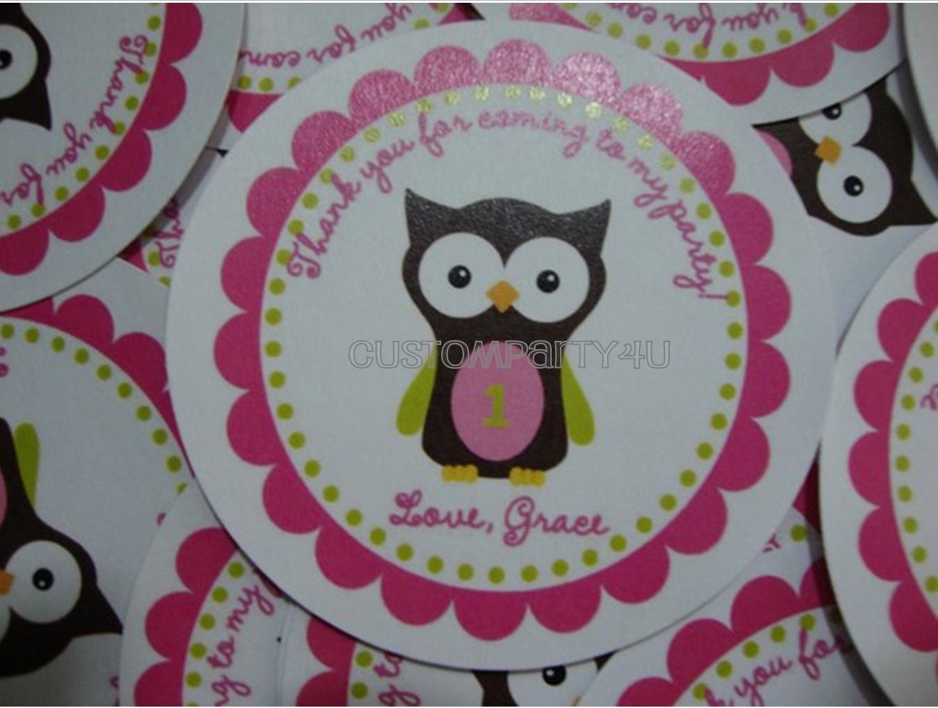Cute Owl Party Favor Tags Il_570xn