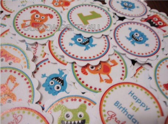 Adorable Monster Table Confetti Il_570xn