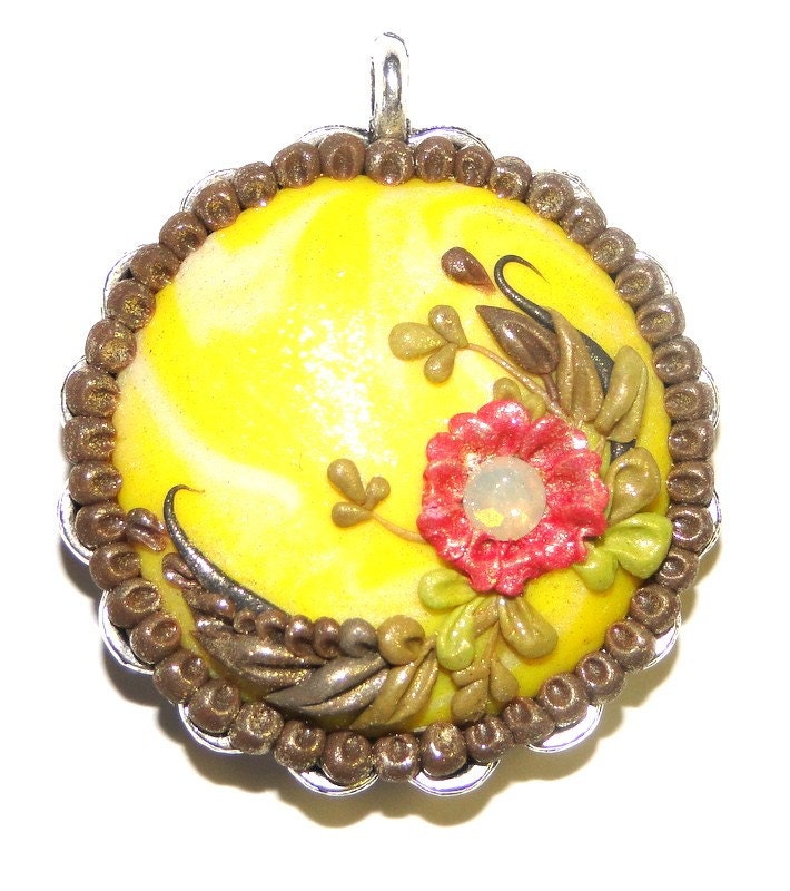 Estela Bonita - Lemon Swirl Pendant