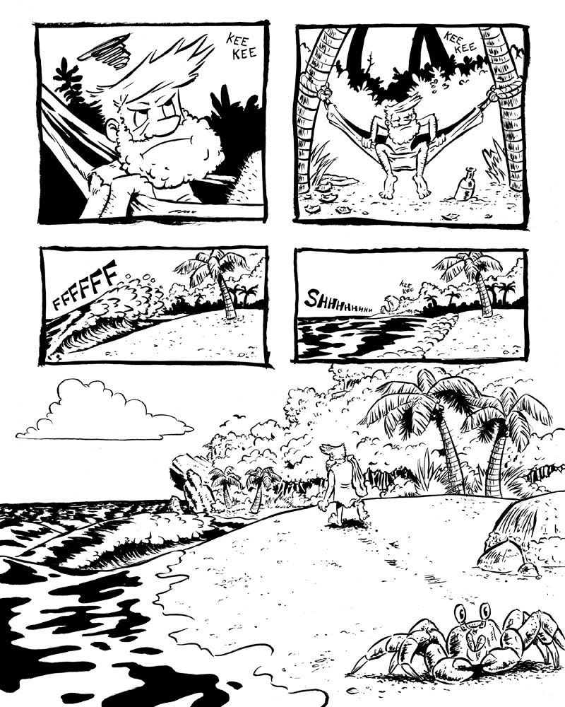 One Android Stories: Tide Lines, mini-comic
