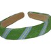 Needlepoint Kit - Headband in Mint Julep stripe pattern
