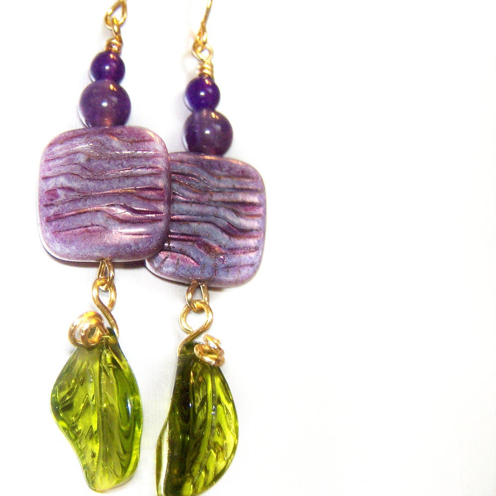 Darnassus: Earrings inspired by World of Warcraft - The Temple Garden