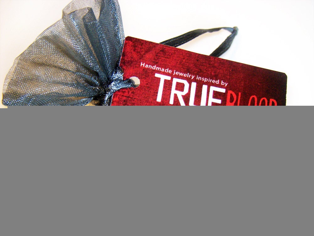 CHOOSE your RED - True Blood Earrings inspired by the HBO Series
