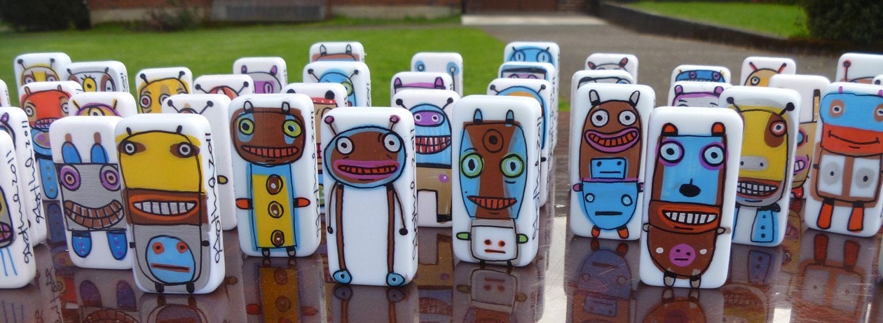 Brave Bots: a tiny domino robot that gives you limitless self-confidence and courage