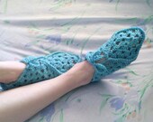 Ladies Crocheted House Slippers - MADE-TO-ORDER in just two days