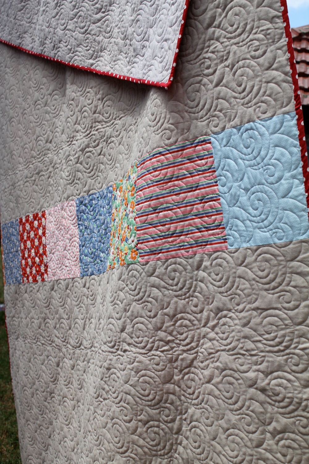 Linen & Squares Quilt