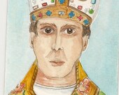 Watercolor ACEO Original  St Blaise