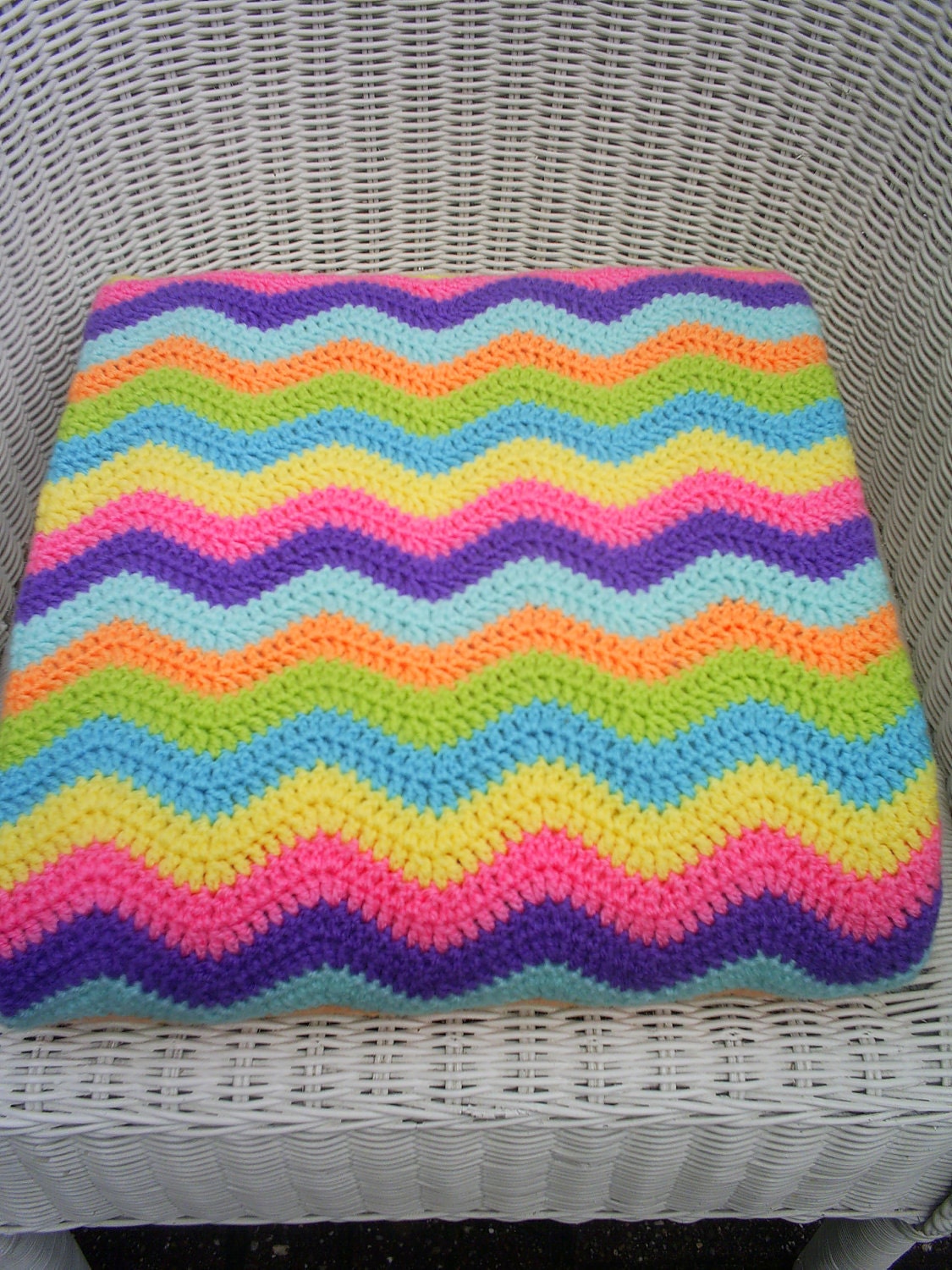 the sweet granny ripple blanket / afghan