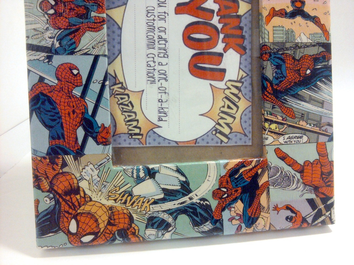 Vintage Spiderman Comic Frame