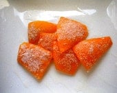 gluten free vegan organic orange (candied) peels - 25 pcs