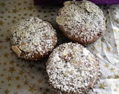 organic blackberry-almond (bliss) cupcakes