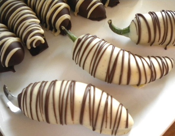 organic chocolate covered jalapeño pepper gift box