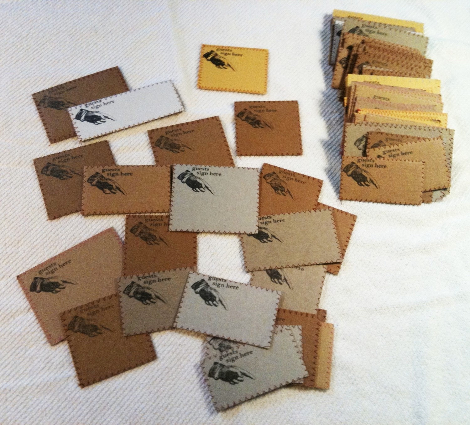 Eco Guest Book Cards