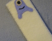 Purple Monster Felt Bookmark